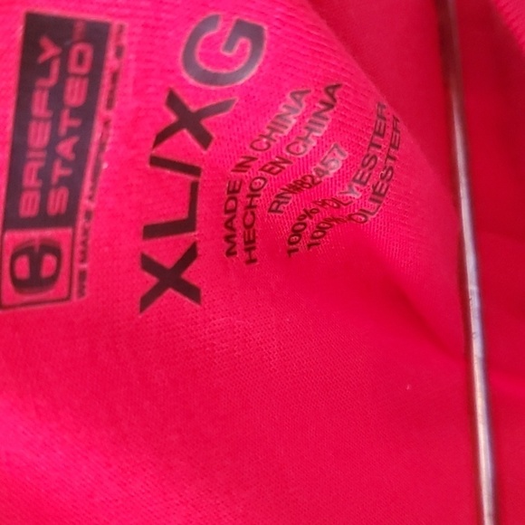 Elf on the Shelf 2pc Adult  red pajama set  XL 100 polyester - Picture 4 of 10